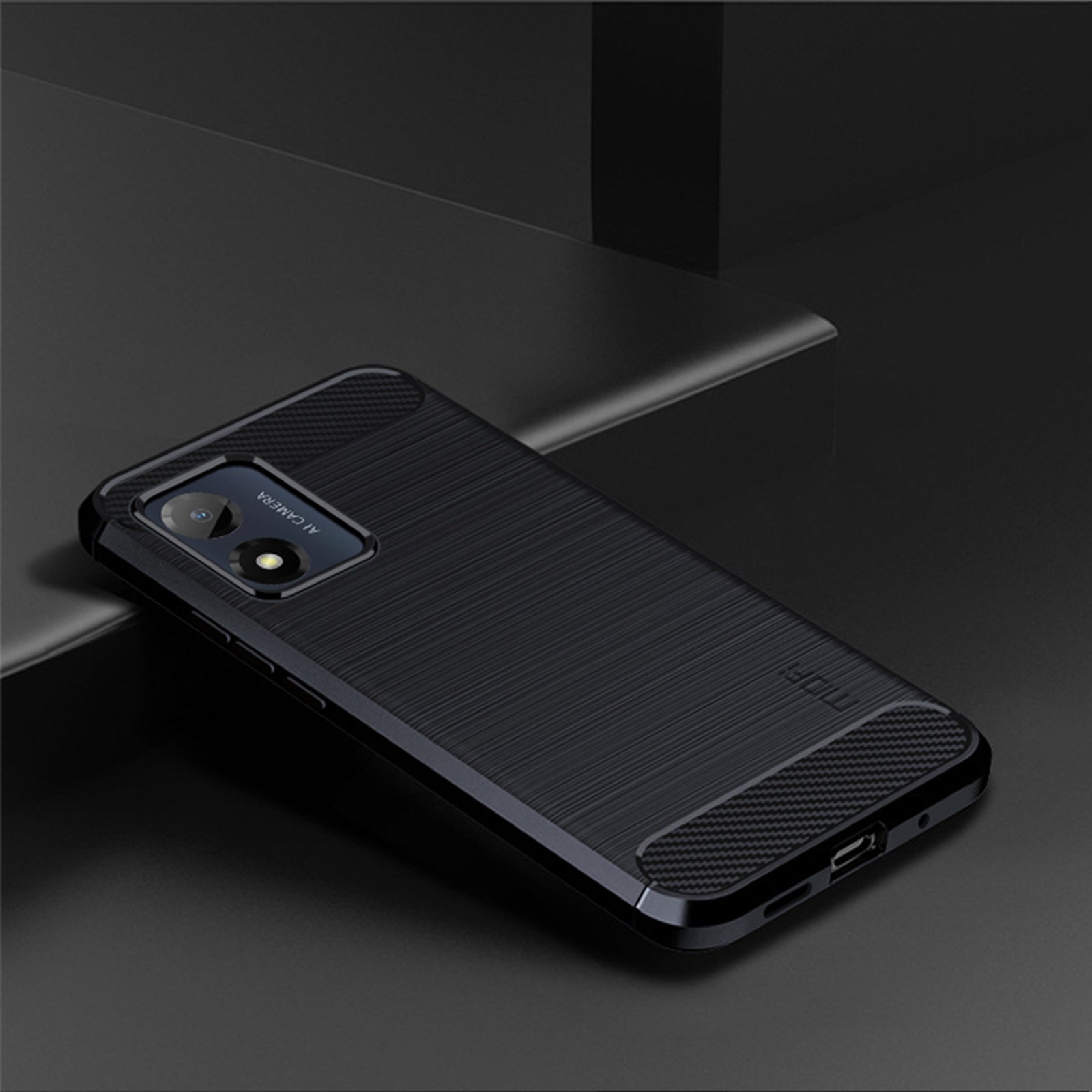 MOFI JK TPU Series-1 for Motorola Moto E13 4G Phone Cover Anti-Scratch Brushed Carbon Fiber Phone Case TPU Phone Shell MOFI JK TPU Series-1 for Motorola Moto E13 4G Phone Cover Anti-Scratch Brushed Carbon Fiber Phone Case TPU Phone Shell